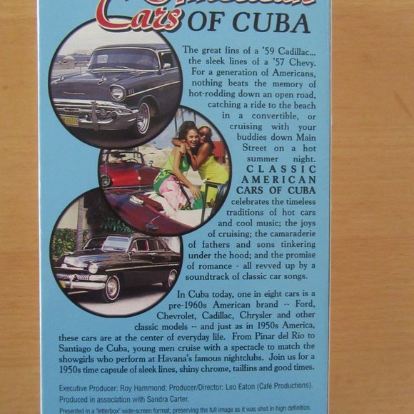 Classic American Cars of Cuba (VHS 2002) - Picture 2 of 3